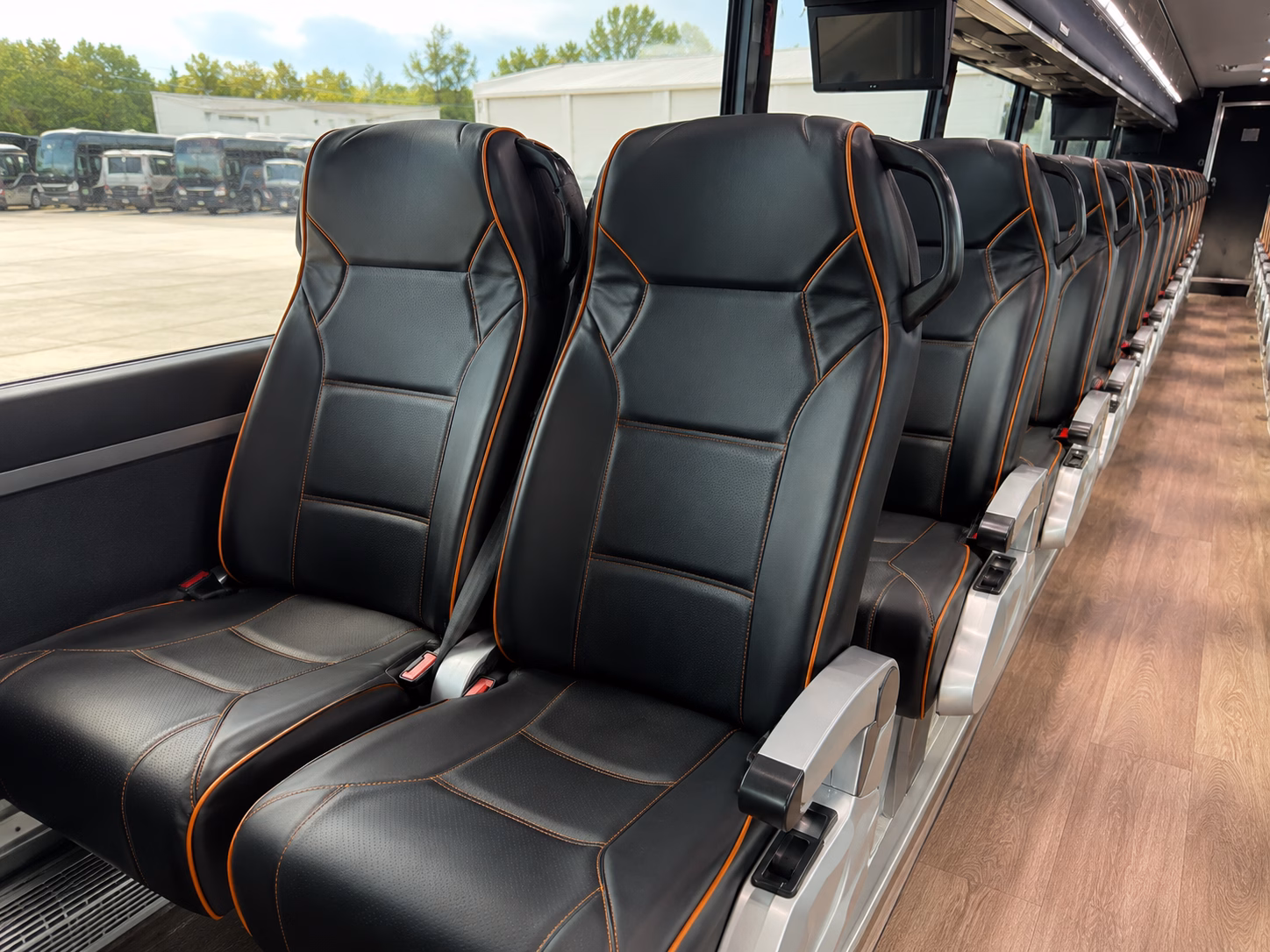 tacoma charter bus interior